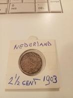 2 1/2 cent 1903 nederland, Postzegels en Munten, Munten | Nederland, Koningin Wilhelmina, Overige waardes, Ophalen of Verzenden