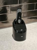 Braun Series 5 elektrisch scheerapparaat + Reinigingsstation, Witgoed en Apparatuur, Persoonlijke-verzorgingsapparatuur, Ophalen of Verzenden