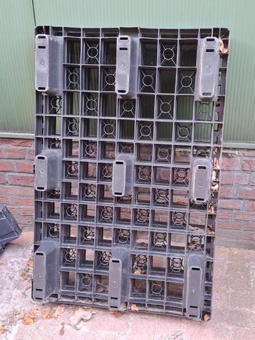 3x kunststof pallet / europallet Mondipal  beschikbaar voor biedingen