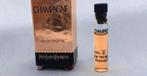 Vintage proefje Champagne Yves saint Laurent 1,2 ml edt, Verzenden, Nieuw, Miniatuur, Gevuld
