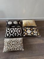 5 ikat kussens velvet katoen zijde 60x40 handgemaakt, Huis en Inrichting, Woonaccessoires | Kussens, Ophalen of Verzenden, Zo goed als nieuw