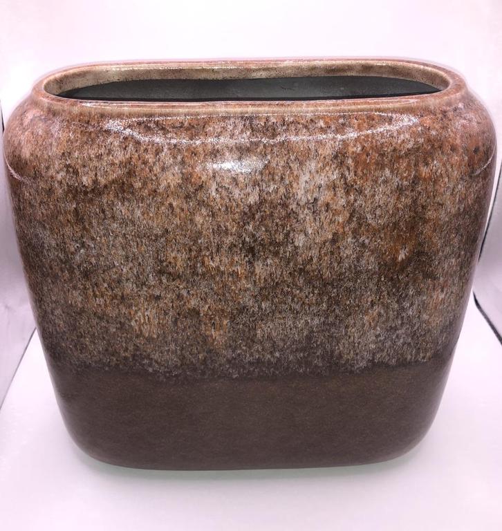 Moderne keramische vaas – rechthoekig design, Huis en Inrichting, Woonaccessoires | Vazen, Zo goed als nieuw, Overige kleuren