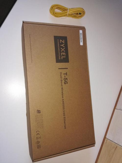 Zyxel T-56 Modem Odido - Dual-Band AX6000, Computers en Software, Routers en Modems, Zo goed als nieuw, Ophalen of Verzenden
