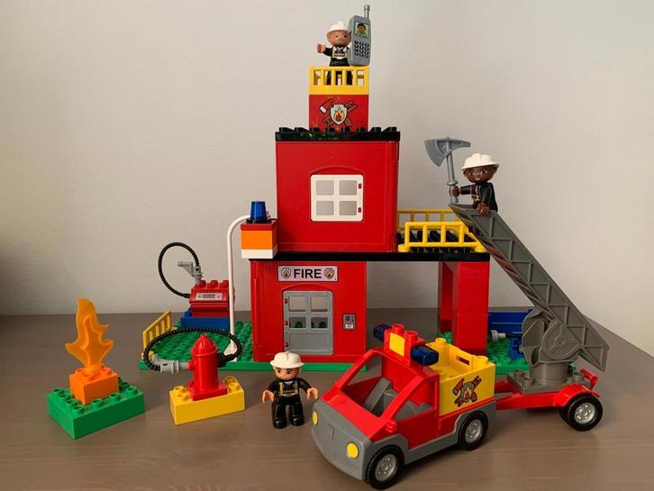 🎁 Duplo 4664 - Brandweer kazerne 🎁, Kinderen en Baby's, Speelgoed | Duplo en Lego, Gebruikt, Duplo, Complete set, Ophalen of Verzenden