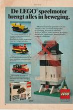 Retro reclame 1977 Lego speelgoed speelmotordoos, Verzamelen, Retro, Verzenden, Overige typen