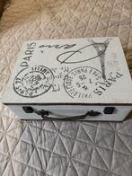 Decoratieve koffer - vintage look, Ophalen of Verzenden, Gebruikt, Overige materialen, Minder dan 50 cm