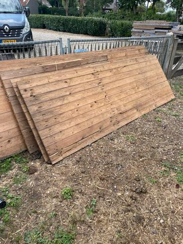Houten vloerdelen wand plafondplaten panelen scherm hout beschikbaar voor biedingen