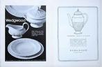 3 vintage advertenties reclames Wedgwood servies 1964, Ophalen of Verzenden, Gebruikt, Gebruiksvoorwerp