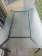 Eet tafel, Huis en Inrichting, Tafels | Eettafels, Ophalen, Gebruikt, 50 tot 100 cm, Glas