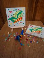 Leuk tegeltje 10x10 voor carnaval met prinsenmuts / kroontje, Ophalen of Verzenden, Nieuw