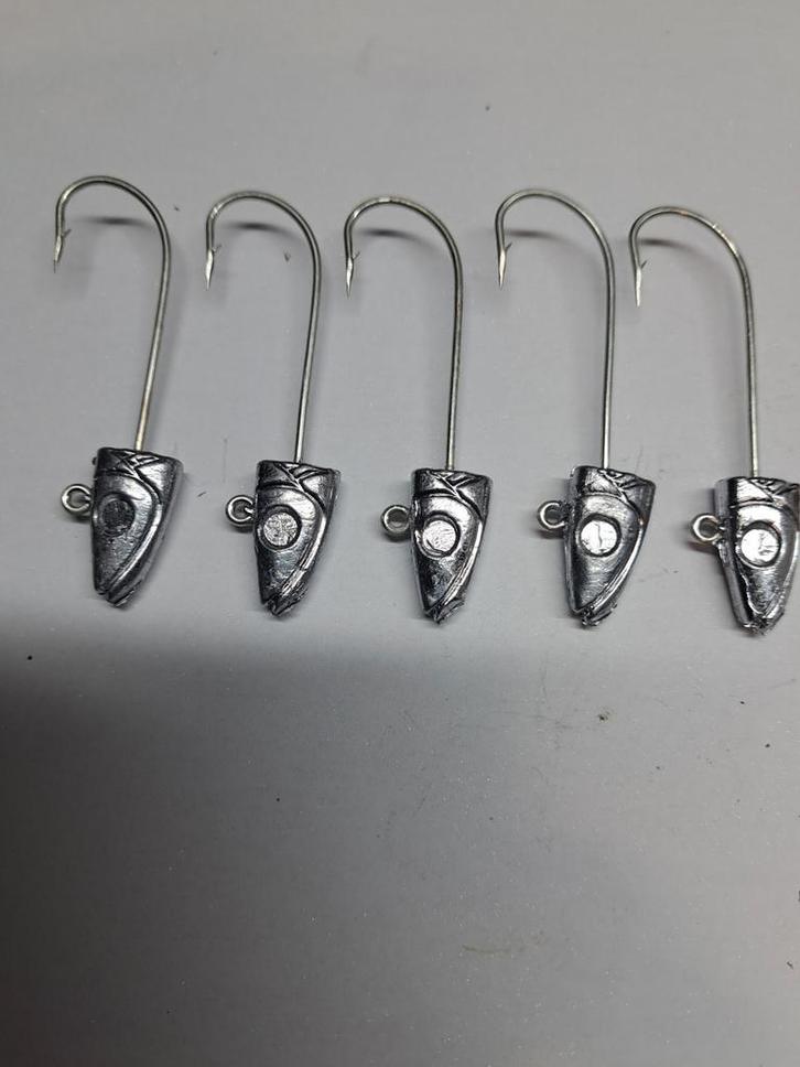 Zeebaars Bugg minnow jiggkoppen, Watersport en Boten, Hengelsport | Zeevissen, Nieuw, Overige typen, Ophalen of Verzenden