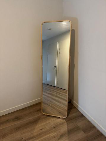IKEA IKORNNES standing mirror in ash veneer 52  167 cm beschikbaar voor biedingen
