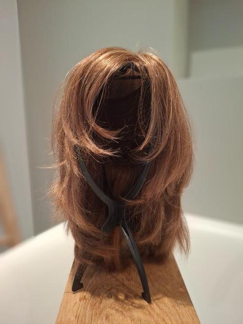Pruik/haarwerk echt haar, Sieraden, Tassen en Uiterlijk, Uiterlijk | Haarverzorging, Zo goed als nieuw, Pruik of Haarverlenging