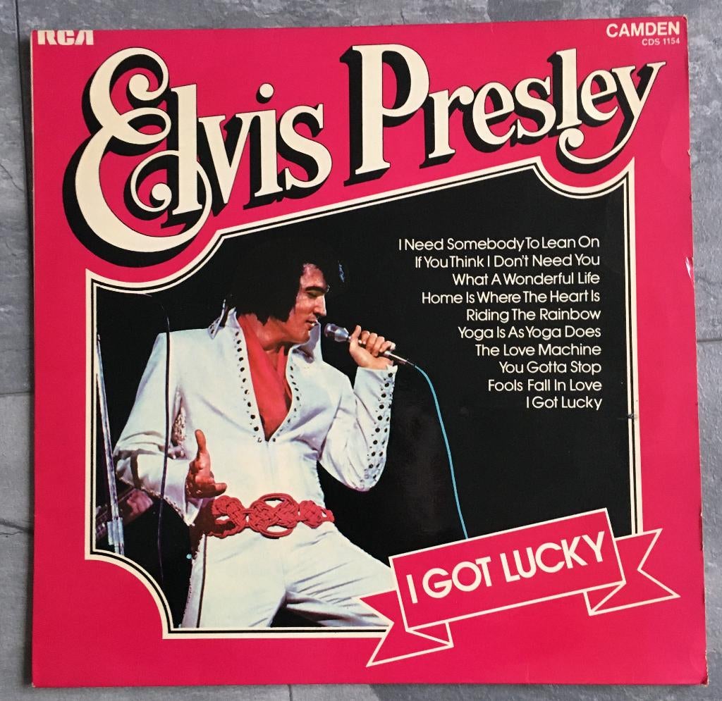 Elvis Presley – I Got Lucky, Ophalen of Verzenden, Zo goed als nieuw, 12 inch, Poprock