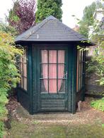 Te koop houten tuinhuis, Tuin en Terras, Tuinhuizen, Ophalen, Tuinhuis, 250 tot 500 cm, 2 ramen