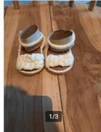 Nieuw baby sandaaltjes gehaakt creme, Schoentjes, Meisje, Brocante, Nieuw