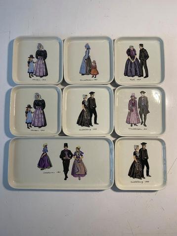 Vintage 1965 Villeroi & Boch schalen Hollands klederdracht beschikbaar voor biedingen