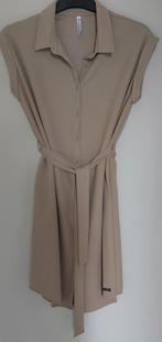 Dames zomer jurkje bruin beige  Zoso mt 36, Kleding | Dames, Jumpsuits, Ophalen of Verzenden, Zo goed als nieuw, Maat 36 (S), Beige