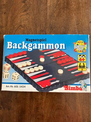 Backgammon, reiseditie, magnetisch beschikbaar voor biedingen