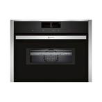 Neff C18FT48N0 - CombiStoomoven - 45CM - EasyClean, Hete lucht, Nieuw, Oven met grill, Inbouw