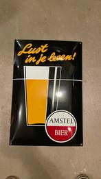 Amstel bier emaillebord, Verzamelen, Merken en Reclamevoorwerpen, Ophalen of Verzenden