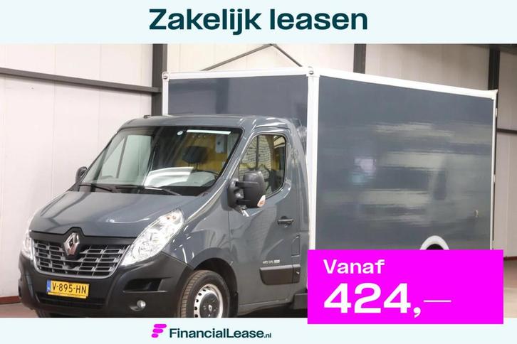 Renault Master 170PK AUTOMAAT PAARDENWAGEN LOWLINER VERKOOPW, Auto's, Bestelauto's, Bedrijf, Lease, Financial lease, ABS, Achteruitrijcamera