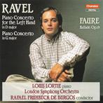 RAVEL Piano concerto for the left hand CD LORTIE CHANDOS, Orkest of Ballet, Gebruikt, Ophalen of Verzenden, Modernisme tot heden