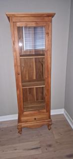 Teakhouten vitrine kast., Ophalen, 25 tot 50 cm, 50 tot 100 cm, 150 tot 200 cm