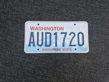 Kentekenplaat Washington USA Nummerplaat nummerbord License  beschikbaar voor biedingen