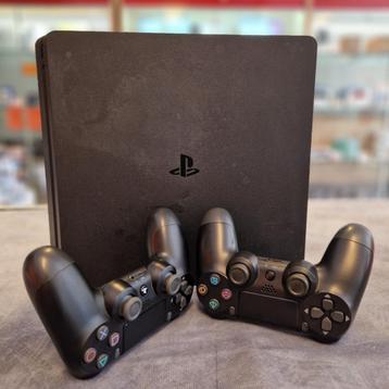 Sony PlayStation 4 Slim 500GB Spelcomputer - In Nette Staat beschikbaar voor biedingen