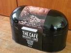 Broodtrommel The Café, breakfast-lunch. Nieuw, Huis en Inrichting, Keuken | Keukenbenodigdheden, Ophalen of Verzenden, Nieuw