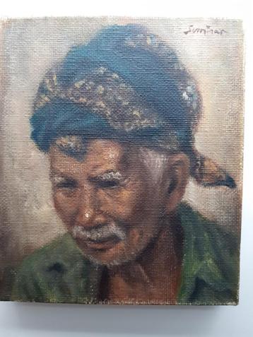 Indonesië. Tedja Suminar (1936-2016) Zelf portret. Bali1977. beschikbaar voor biedingen