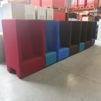 Ahrend wachtkamerbank 7-delig diverse kleuren - 161x592x75, Huis en Inrichting, Banken | Bankstellen, Gebruikt