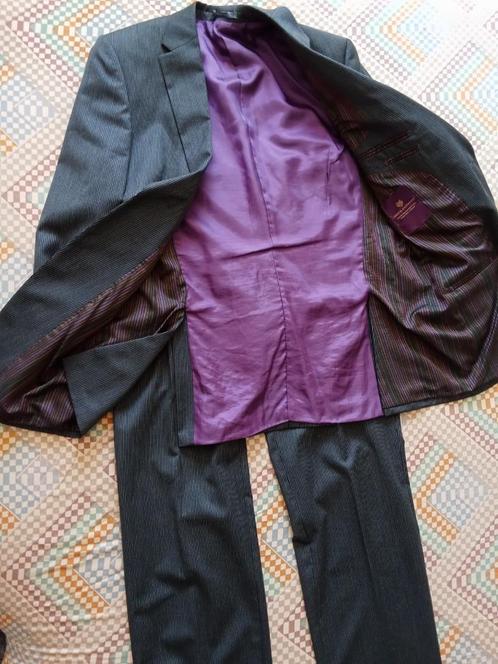 Here kostuum wol, zomers, Kleding | Heren, Kostuums en Colberts, Nieuw, Maat 48/50 (M), Grijs, Ophalen of Verzenden