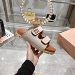 Miu Miu Canvas sandalen dames, Kleding | Dames, Schoenen, Ophalen of Verzenden, Nieuw, Sandalen of Muiltjes