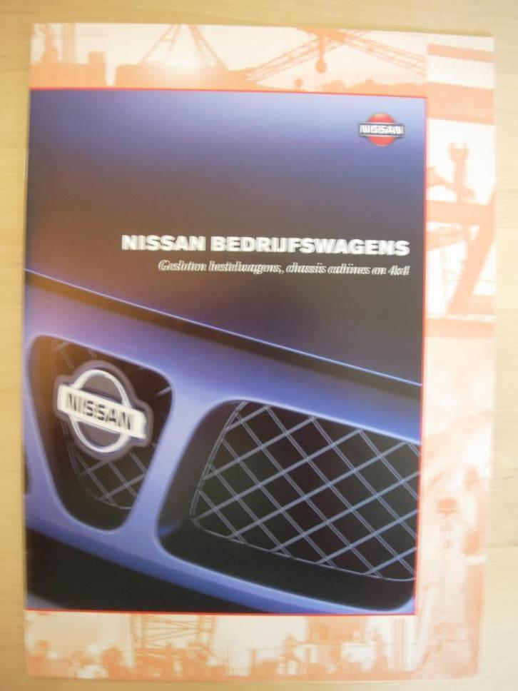 Nissan Pickup Terrano Patrol Vanette Trade Brochure ca 1998, Boeken, Auto's | Folders en Tijdschriften, Zo goed als nieuw, Nissan