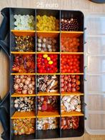 Goed gevulde kralendoos (4 stuks), Hobby en Vrije tijd, Kralen en Sieraden maken, Ophalen of Verzenden, Zo goed als nieuw, Kraal