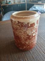 Aardewerk Vaas met Gemarmerd Effect, Ophalen of Verzenden