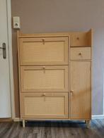 Rotan schoenkast - smal model, Huis en Inrichting, Kasten | Kledingkasten, Ophalen, Minder dan 50 cm, Met deur(en), Minder dan 25 cm