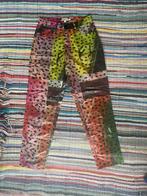 Fiorucci pantalon vinyl multicolor maat 40, Kleding | Dames, Gedragen, Maat 38/40 (M), Ophalen of Verzenden, Overige kleuren