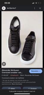 Alexander mcqueen mt 37 (valt groot) amper gedragen, Zwart, Ophalen of Verzenden, Alexander mcqueen, Sneakers of Gympen