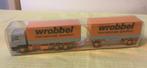 Wiking 1:87 MAN F90 truck Wrobbel Internationale spedition, Ophalen of Verzenden, Zo goed als nieuw, Bus of Vrachtwagen, Wiking