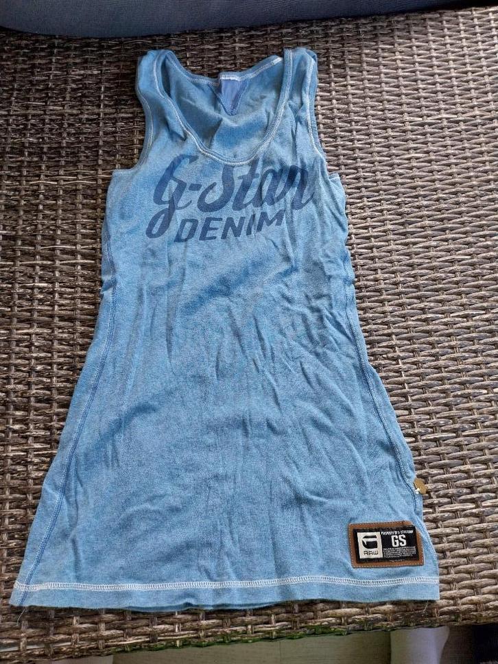 Tanktop van G-Star, Kleding | Heren, T-shirts, Zo goed als nieuw, Maat 48/50 (M), Blauw, Ophalen of Verzenden