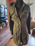 Lange blouse maat m l groen broderie, Ophalen of Verzenden, Zo goed als nieuw, Maat 42/44 (L), Groen