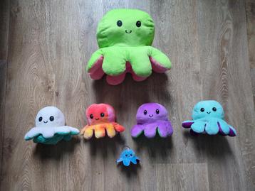 Octopus knuffels omkeerbaar beschikbaar voor biedingen