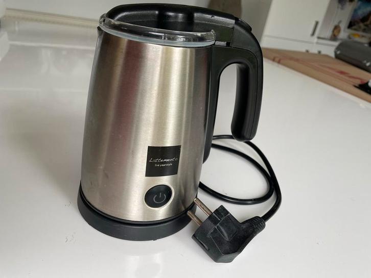 Lattemento Elektrische Melkopschuimer, Witgoed en Apparatuur, Koffiemachine-accessoires, Gebruikt, Ophalen of Verzenden