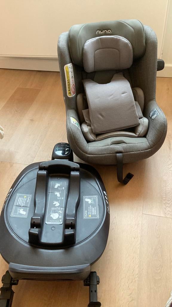 Nuna Todl Next autostoel grijs incl isofix base 360 graden, Kinderen en Baby's, Autostoeltjes, Verstelbare rugleuning, Gebruikt