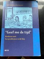 Geef me de tijd, Boeken, Studieboeken en Cursussen, Alpha, HBO, Ophalen of Verzenden, Erik Verliefde, Ria Herma