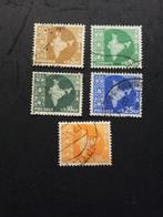 India landkaart A gestempeld, Ophalen of Verzenden, Gestempeld, Oost-Azië