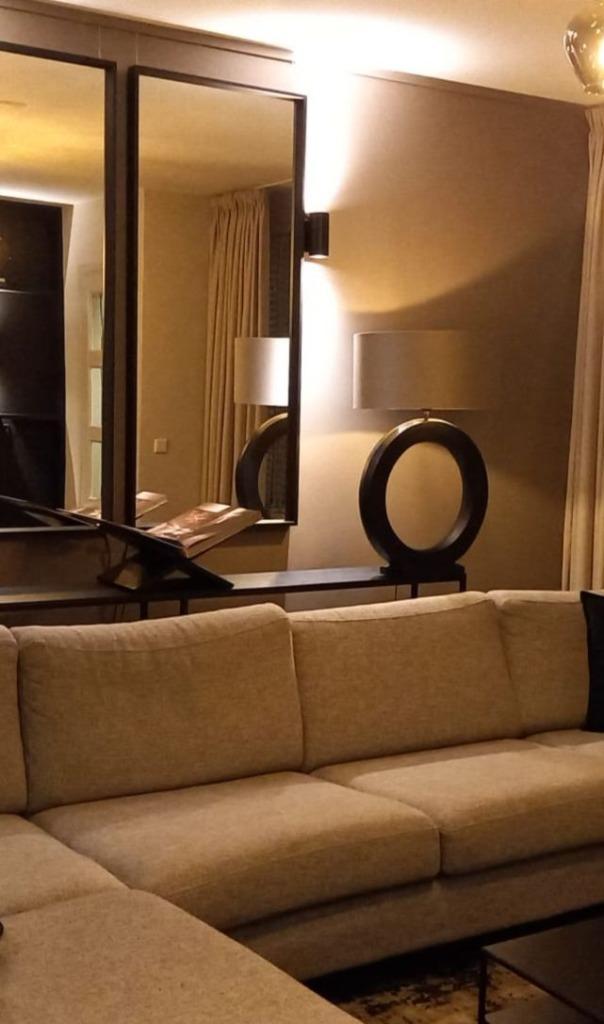 Colmore by Diga  Tafellamp 52x13x63 cm Zwart (excl. kap), Huis en Inrichting, Lampen | Tafellampen, Nieuw, 50 tot 75 cm, Metaal